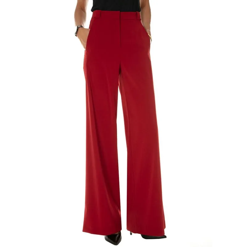 Pantaloni a palazzo Essential rosso 