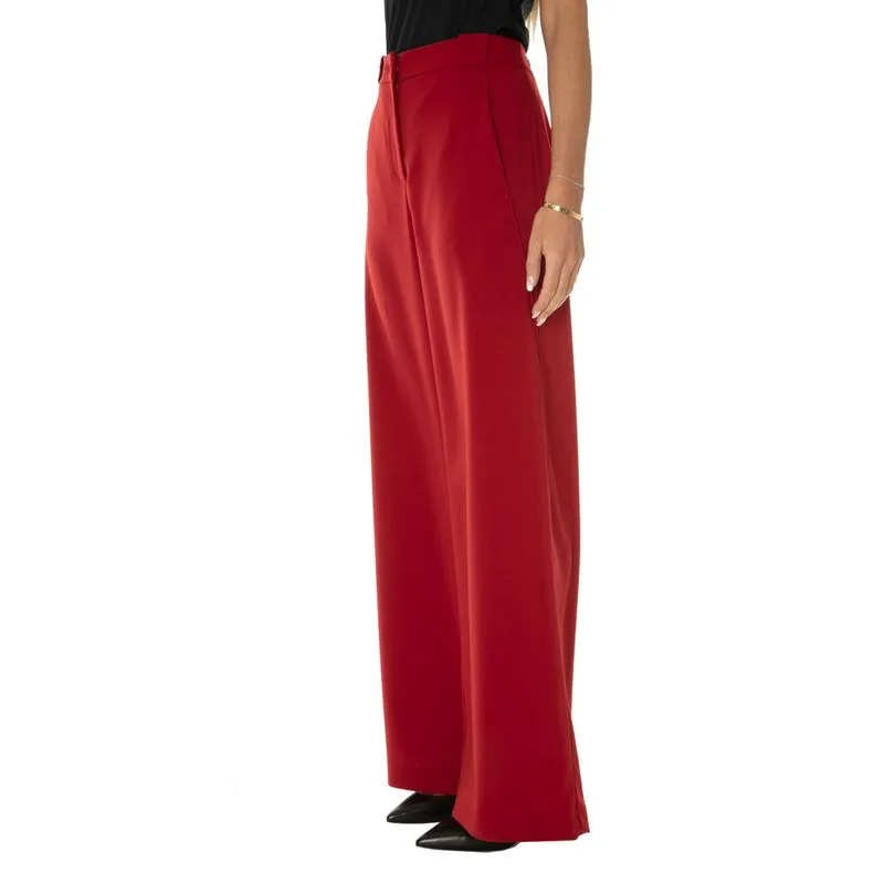 Pantaloni a palazzo Essential rosso 