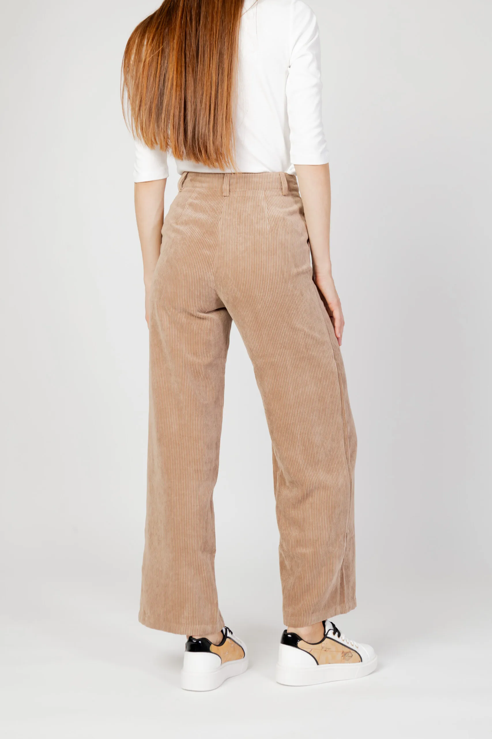 Pantaloni a palazzo Jacqueline de Yong jdyullu hw wide pant wvn Beige scuro