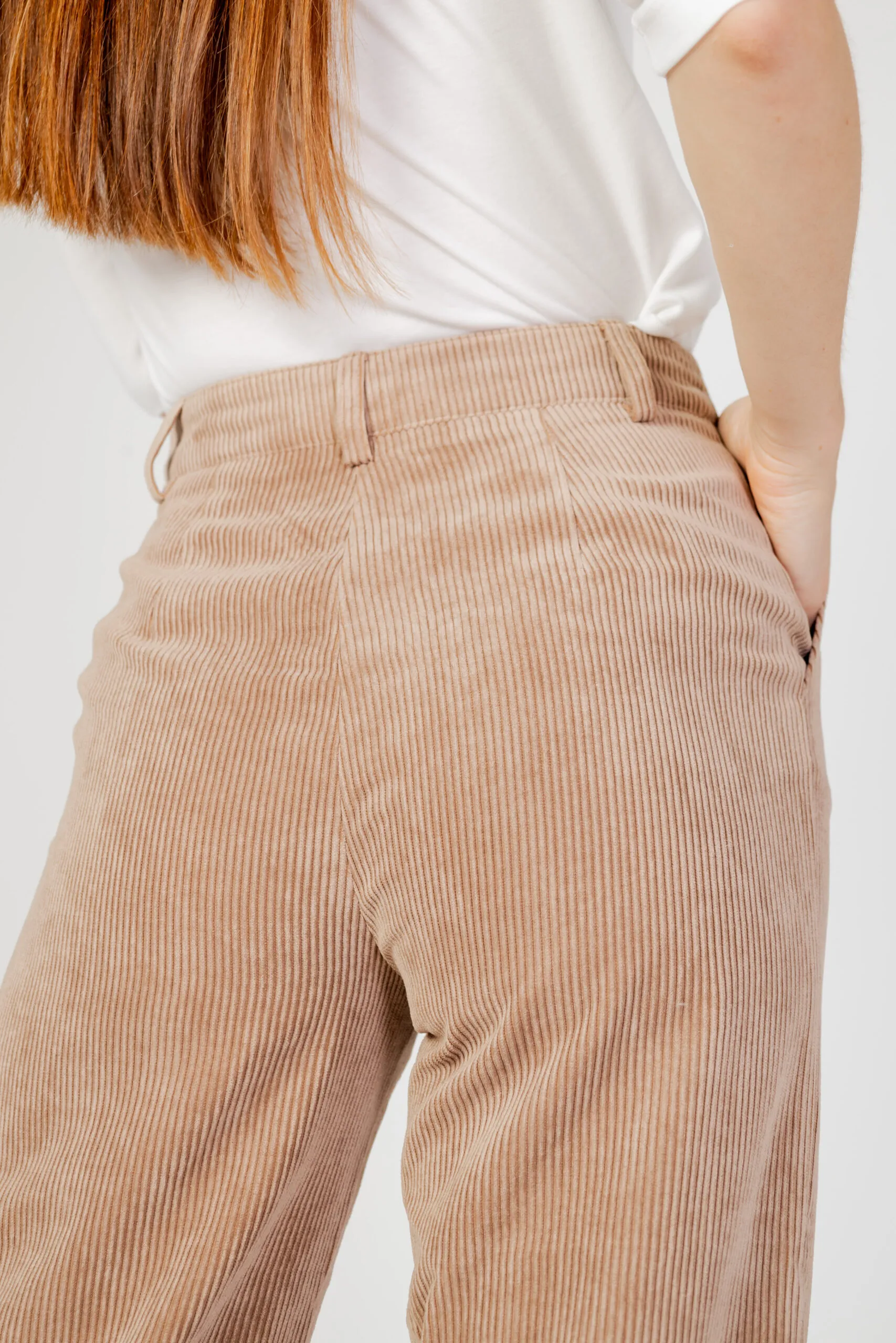 Pantaloni a palazzo Jacqueline de Yong jdyullu hw wide pant wvn Beige scuro