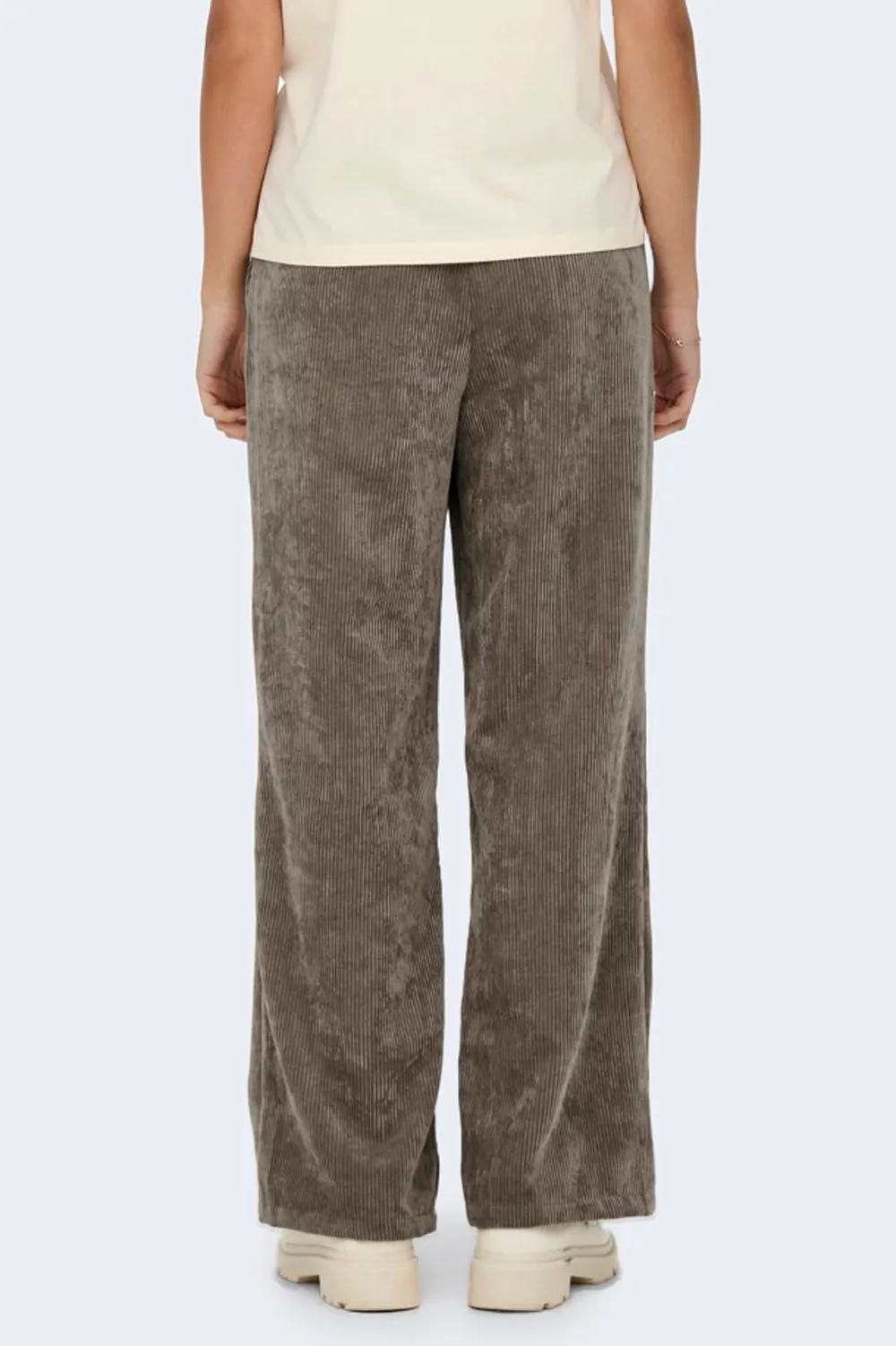 Pantaloni a palazzo Jacqueline de Yong jdyullu hw wide pant wvn Marrone