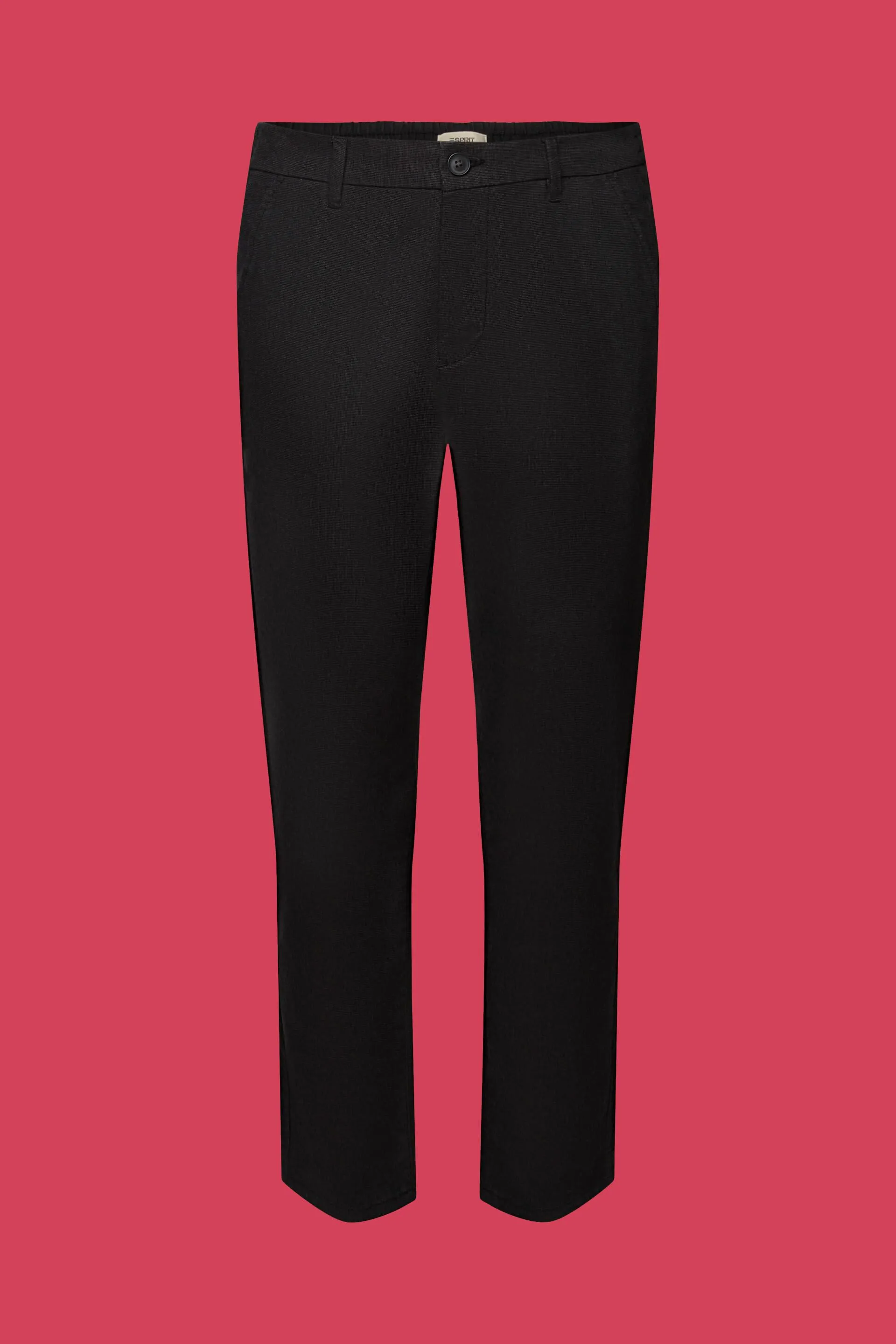Pantaloni chino in tessuto spazzolato