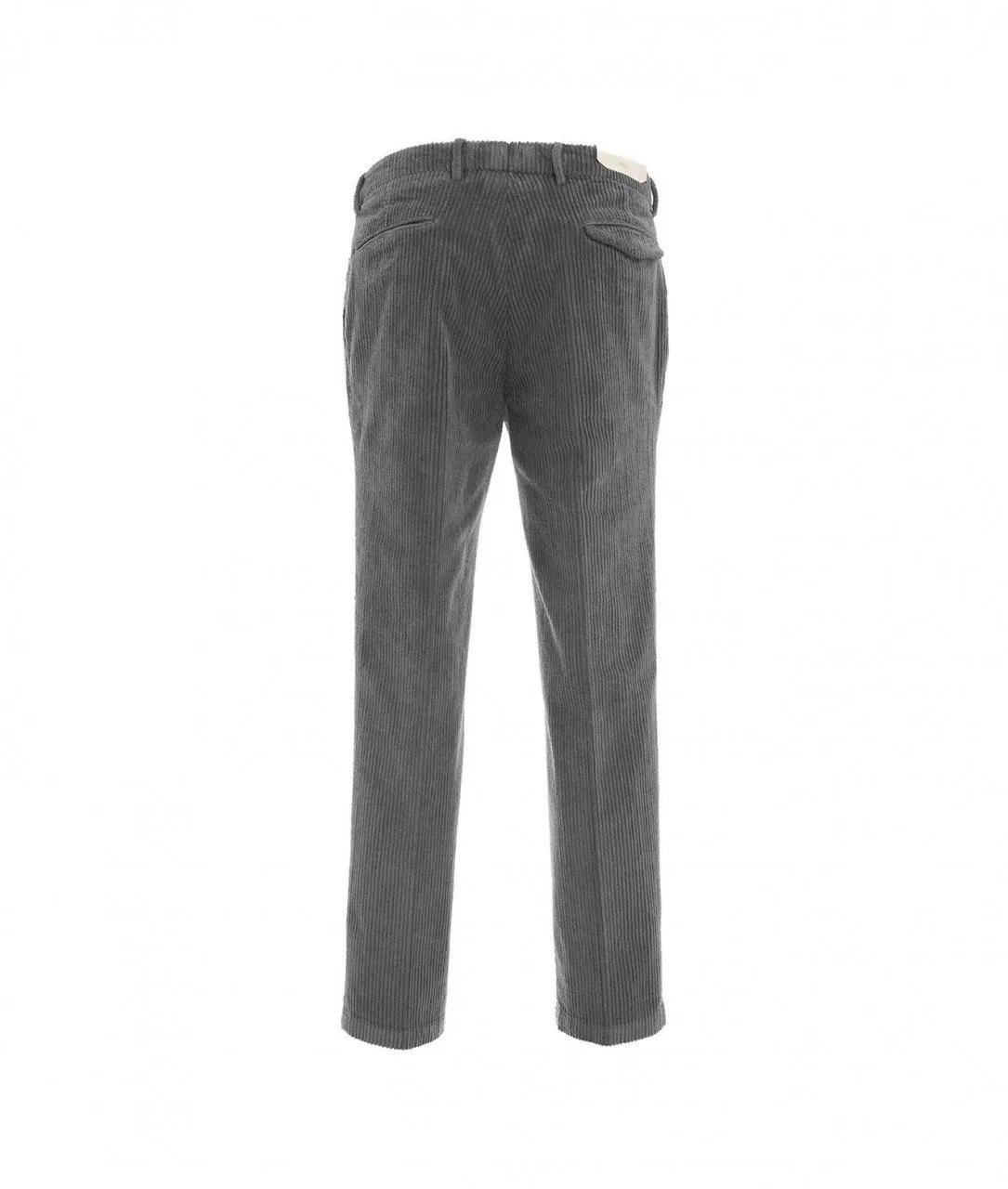 Pantaloni di velluto a coste grigio grigio