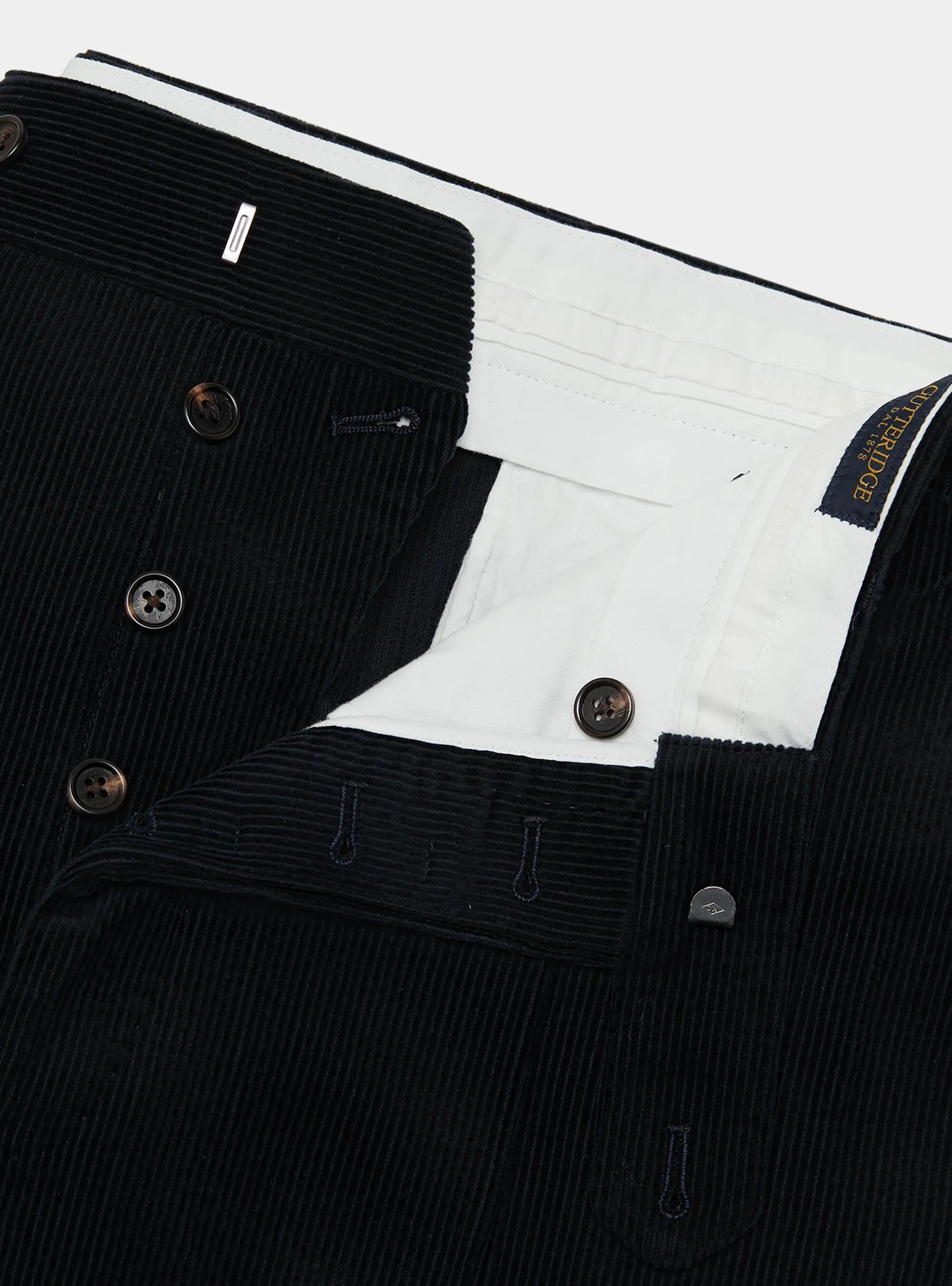 Pantaloni in velluto con cinturino elastico