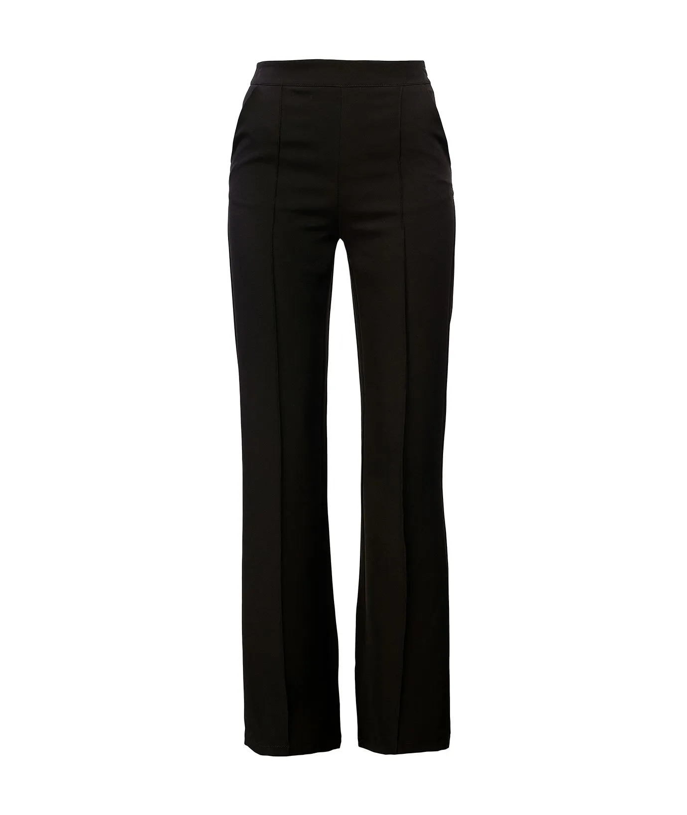 Pantaloni neri a zampa
