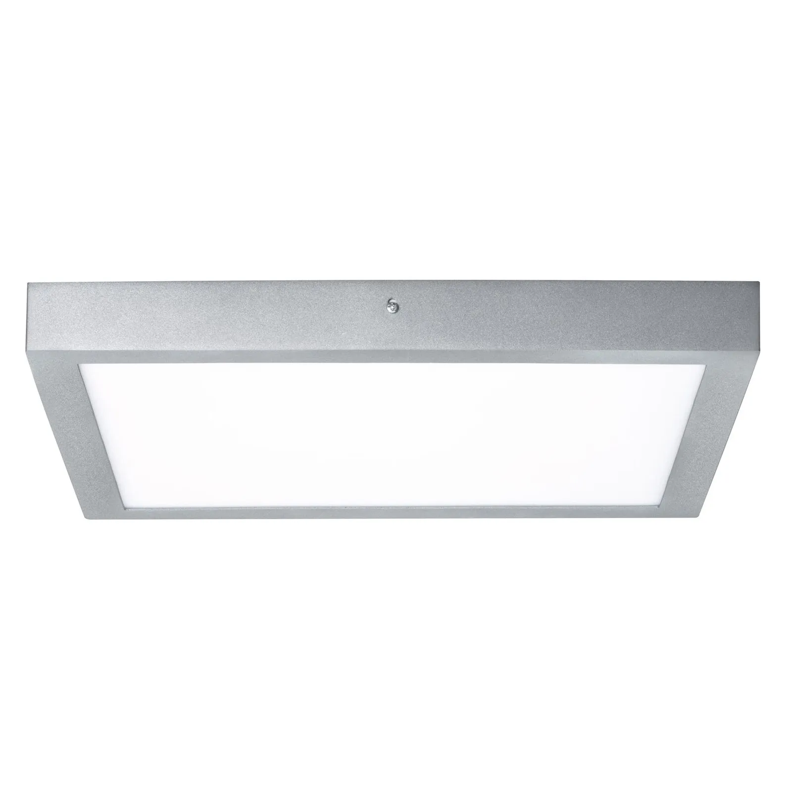 Paulmann Lunar LED-panel, angolare, cromo, 40x40cm