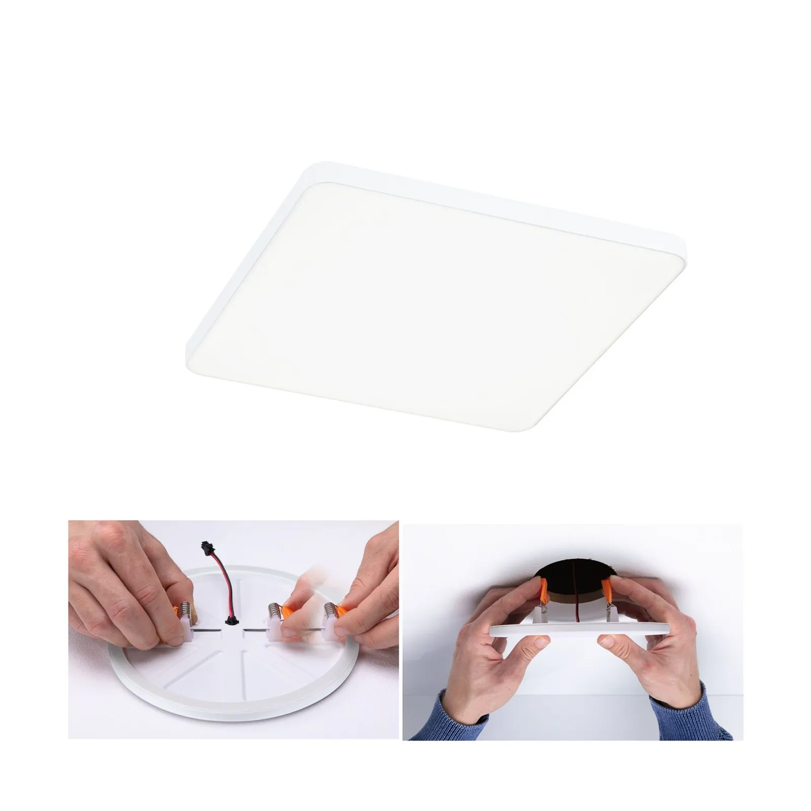 Paulmann Veluna Edge LED a incasso IP44 4000K 16x16cm