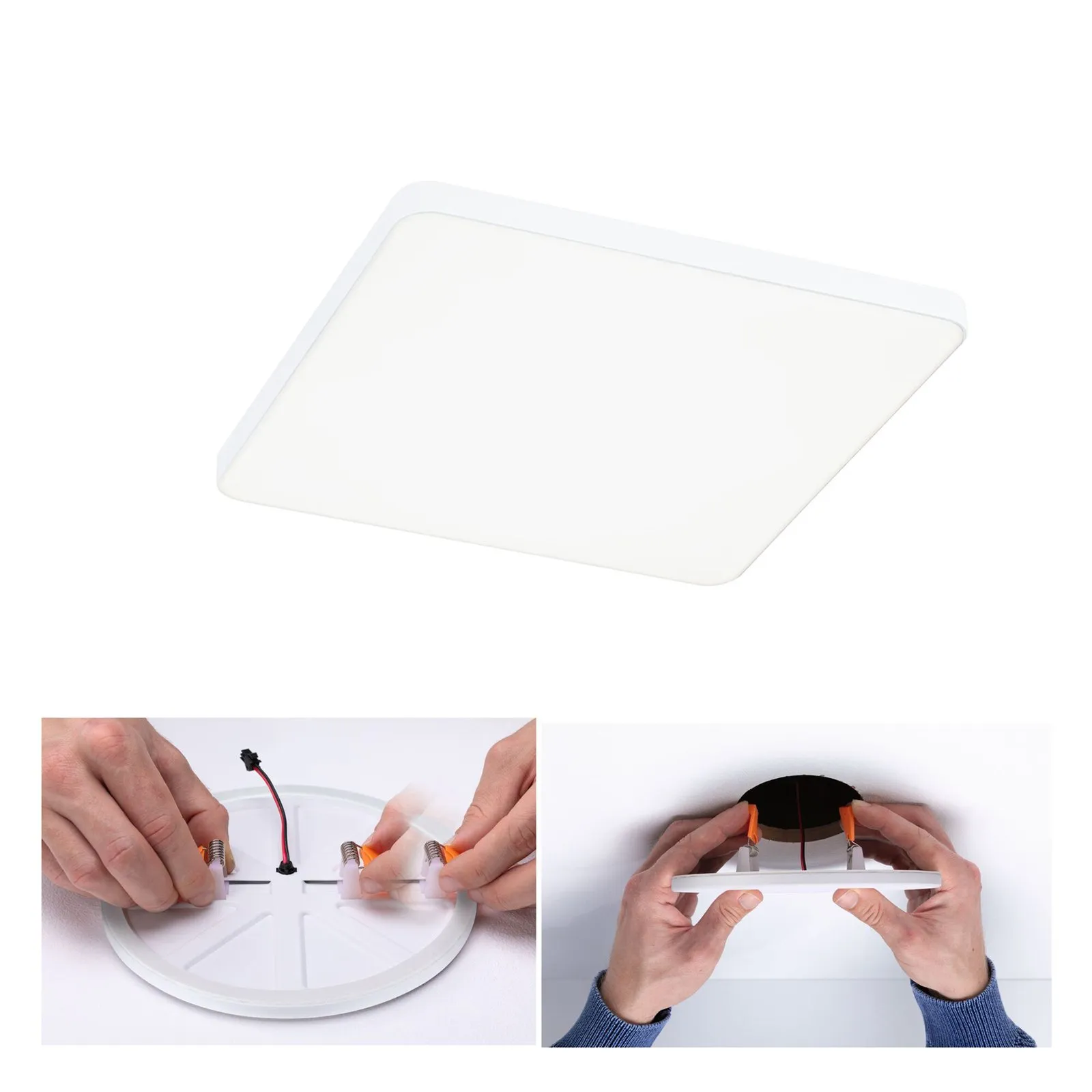 Paulmann Veluna Edge LED a incasso IP44 4000K 16x16cm