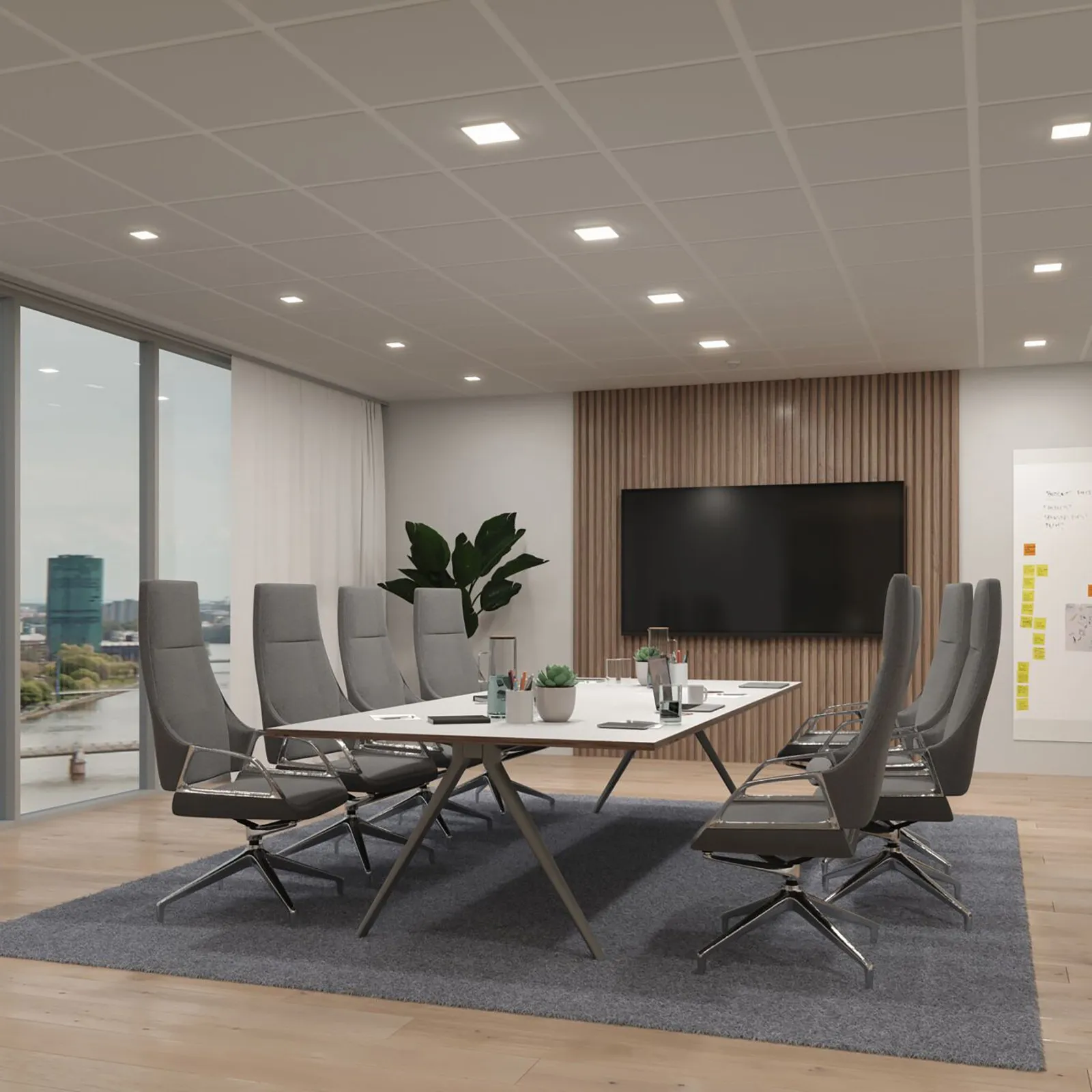 Paulmann Veluna Edge LED a incasso IP44 4000K 16x16cm