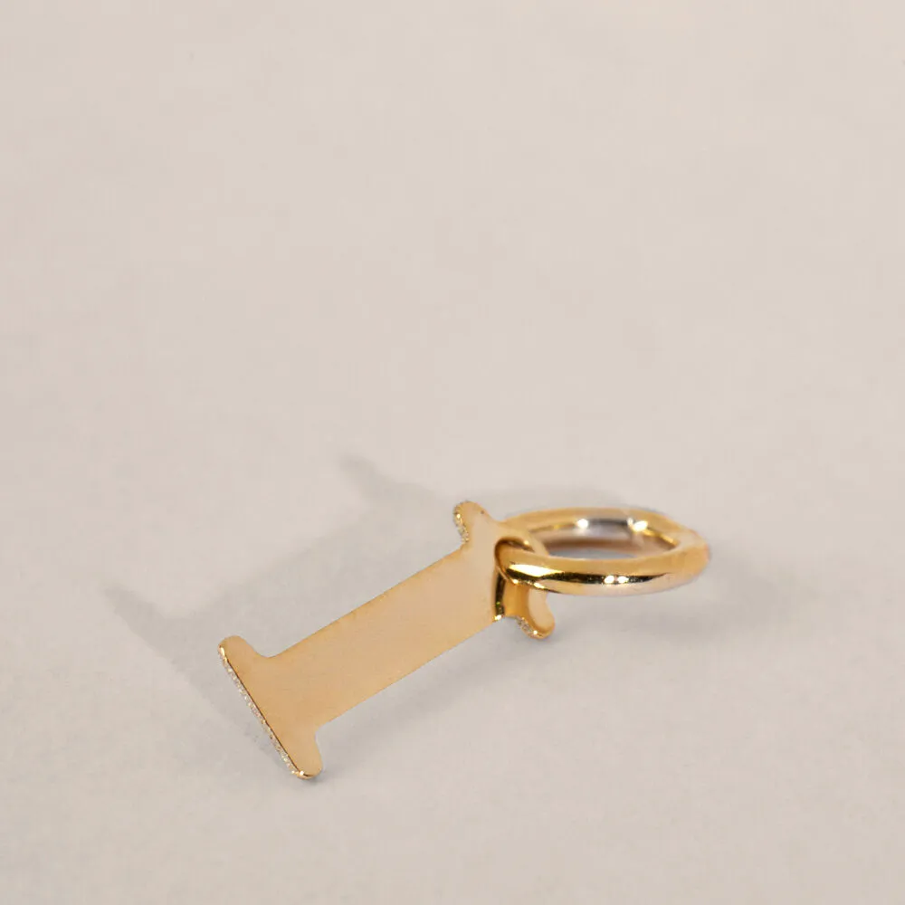 Pendente Lettera I Poème Oro Giallo 375/1000 1411863
