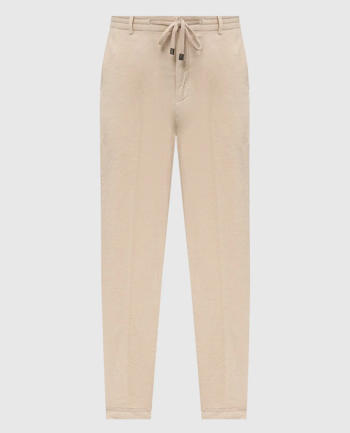 Peserico Pantaloni beige in velluto a coste con logo R54595T303277