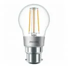 Philips Classic LEDbulb B22 Pera Filamento Chiara 4.5W 470lm - 827 Bianco Molto Caldo | Dimmerabile - Sostitutiva 40W