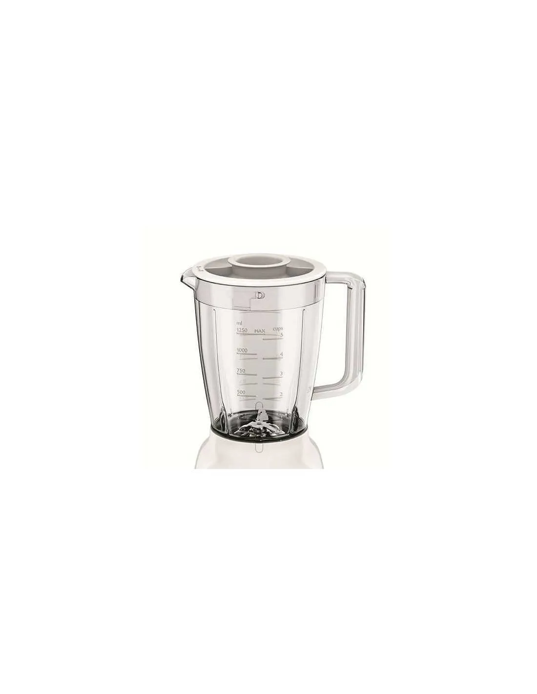 Philips HR2100/00 Frullatore con lama a stella e recipiente in plastica rinforzato anti urto, 400W, 2 Velocità e Pulse