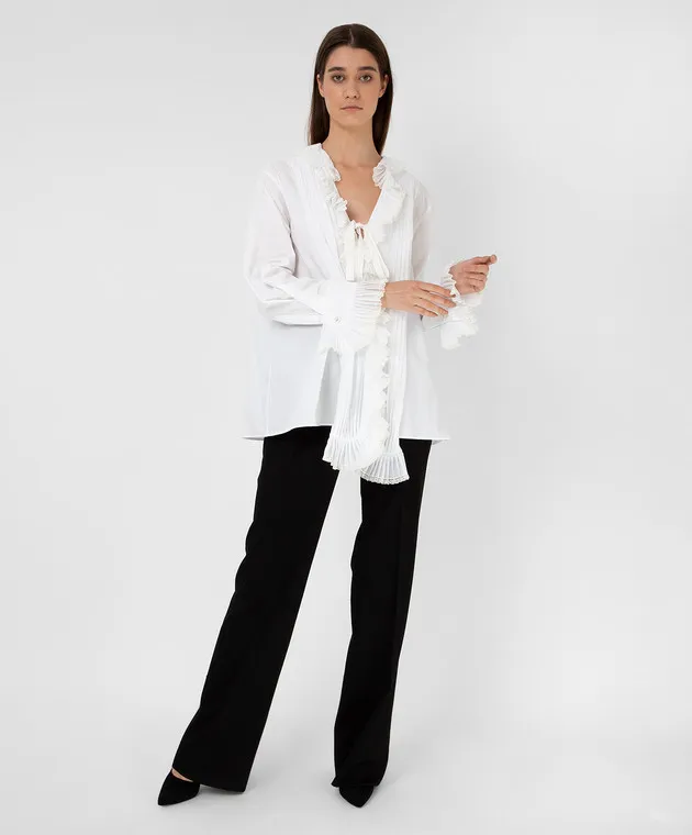Philosophy di Lorenzo Serafini Camicia con volant A02075717