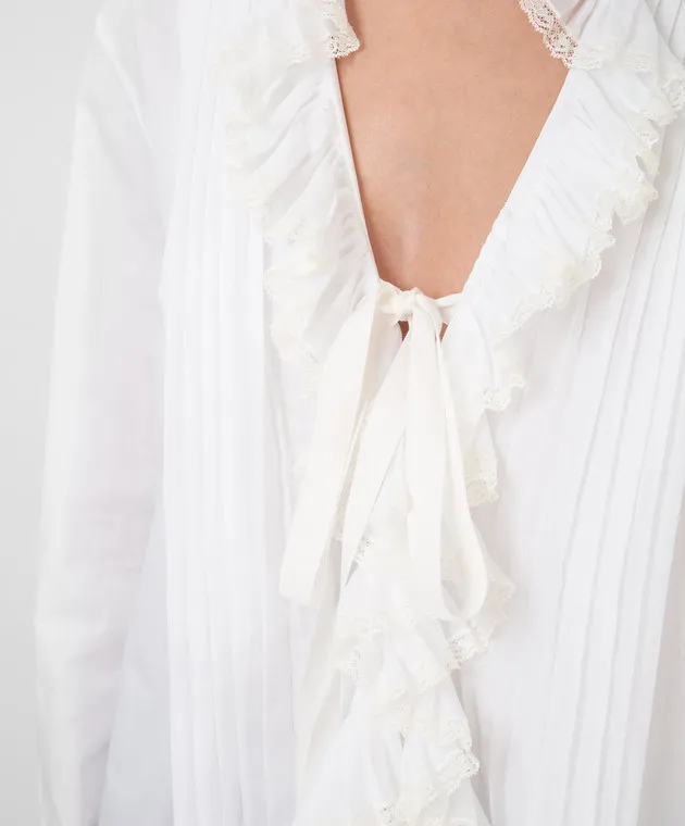 Philosophy di Lorenzo Serafini Camicia con volant A02075717