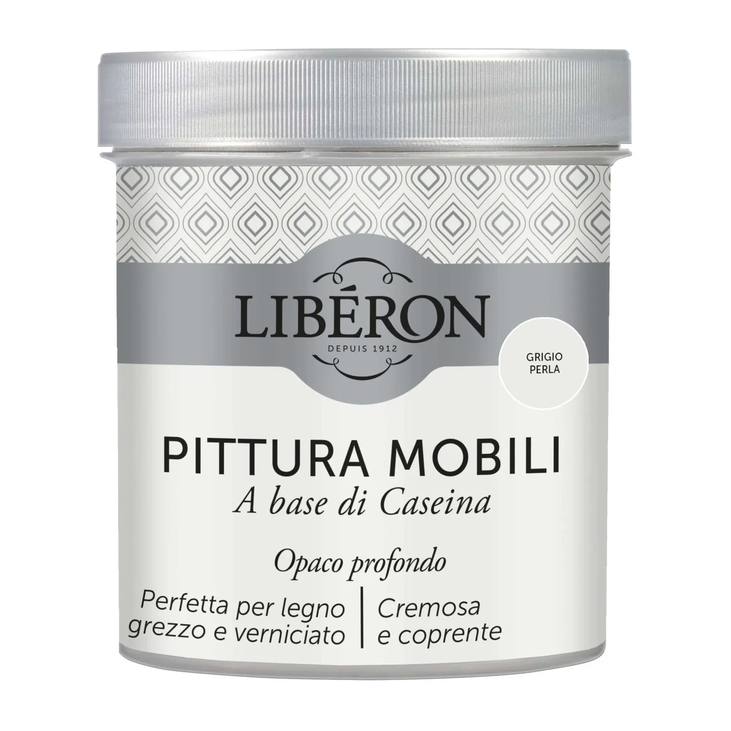 Pittura Mobili a base di Caseina Grigio perla 0,5 l