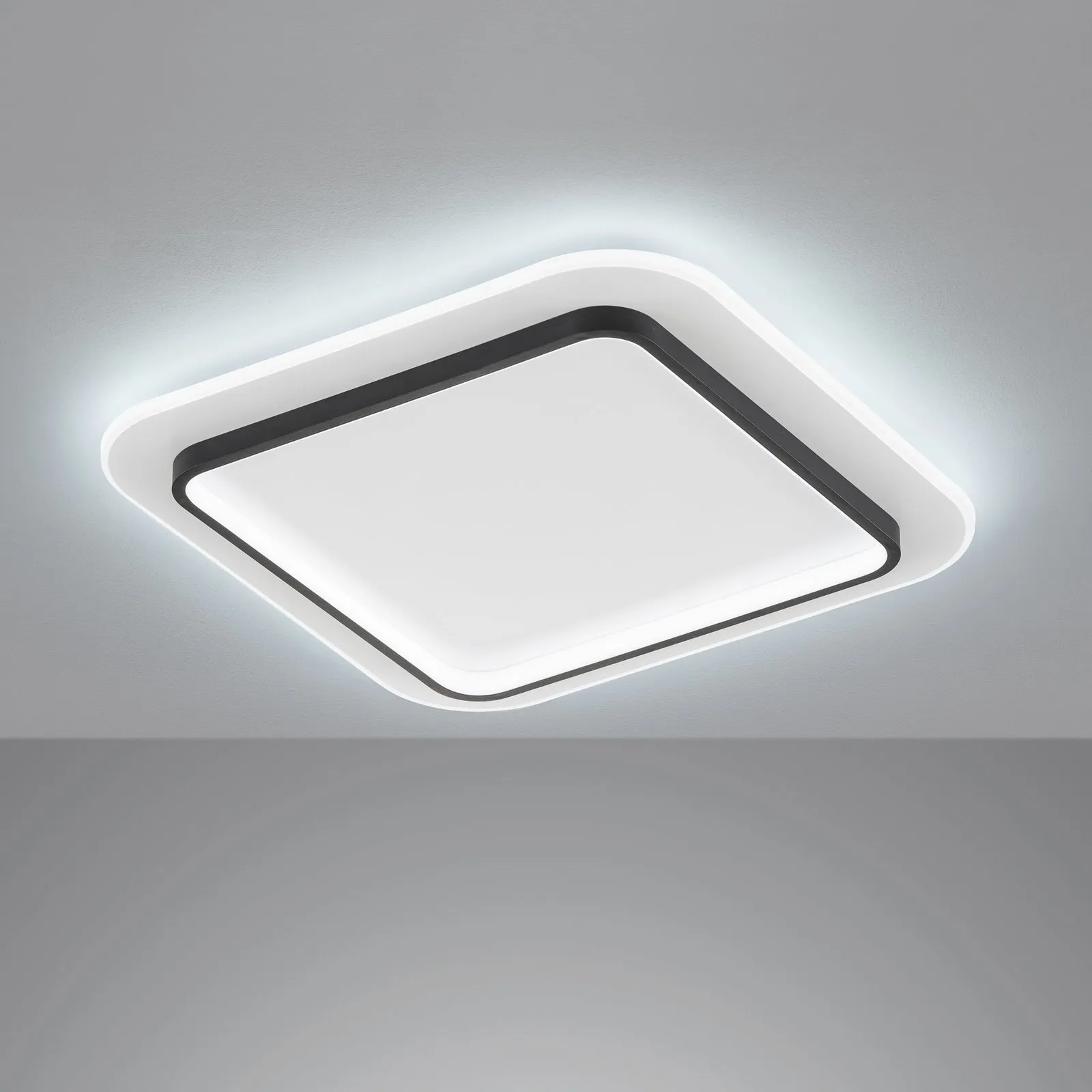 Plafoniera LED Blithe, 50x50cm quadrato