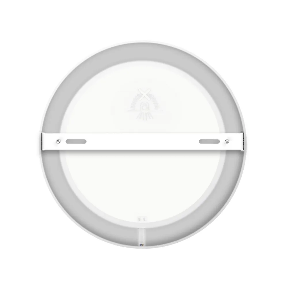 Plafoniera Led slim 18W Bianca Rotonda Bianco neutro 4000K Aigostar