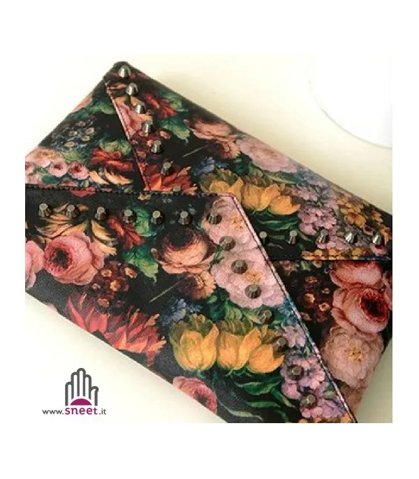 Pochette flower studs