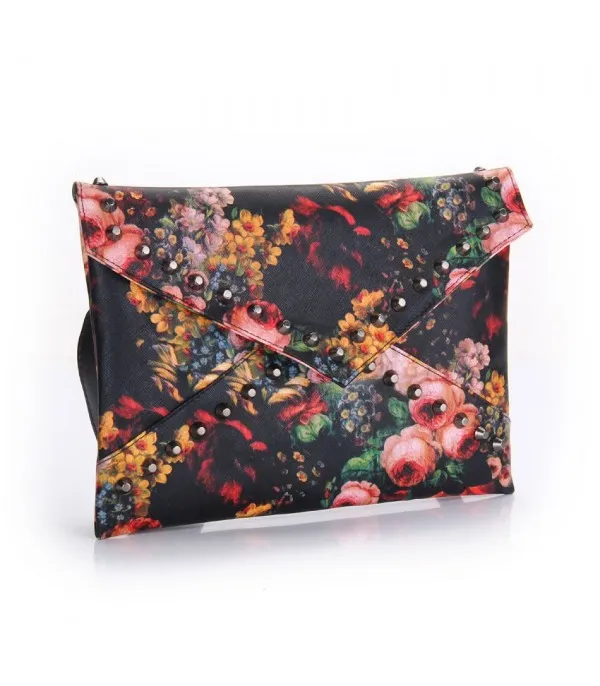 Pochette flower studs