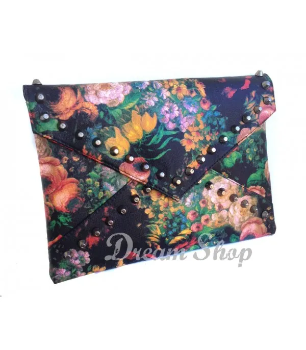 Pochette flower studs