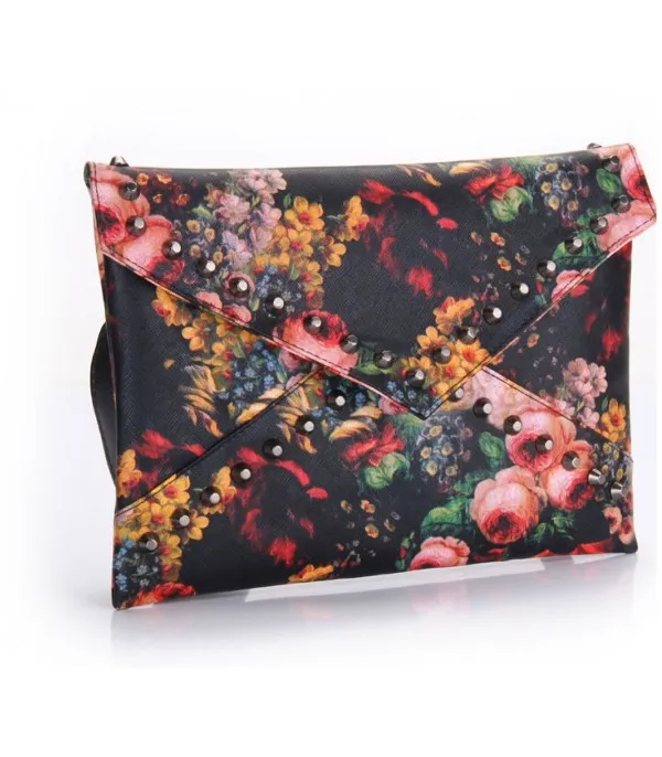 Pochette flower studs