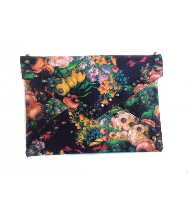 Pochette flower studs