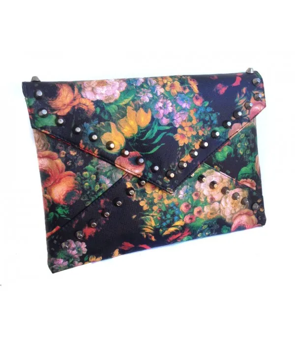 Pochette flower studs