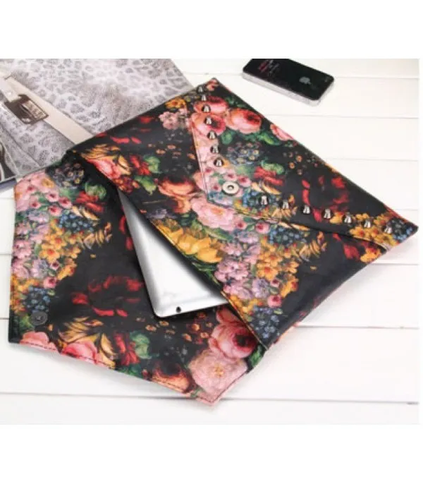 Pochette flower studs