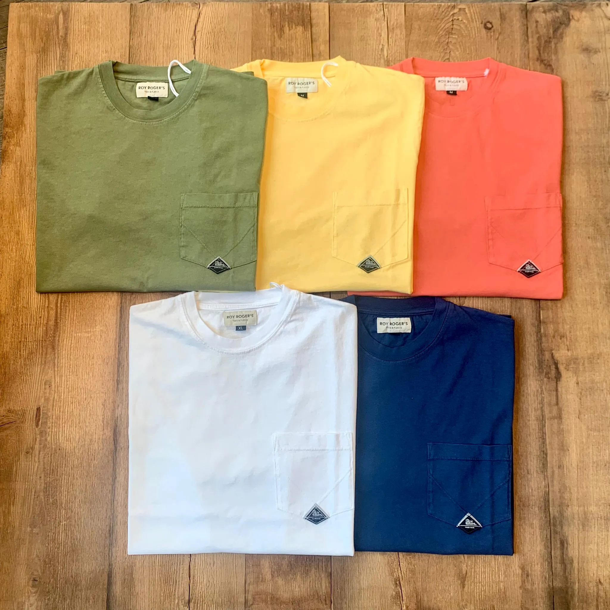 Pocket T-Shirt Jersey French Navy Man  