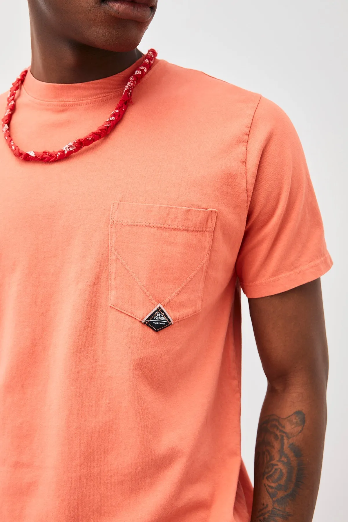 Pocket T-Shirt Jersey French Navy Man  