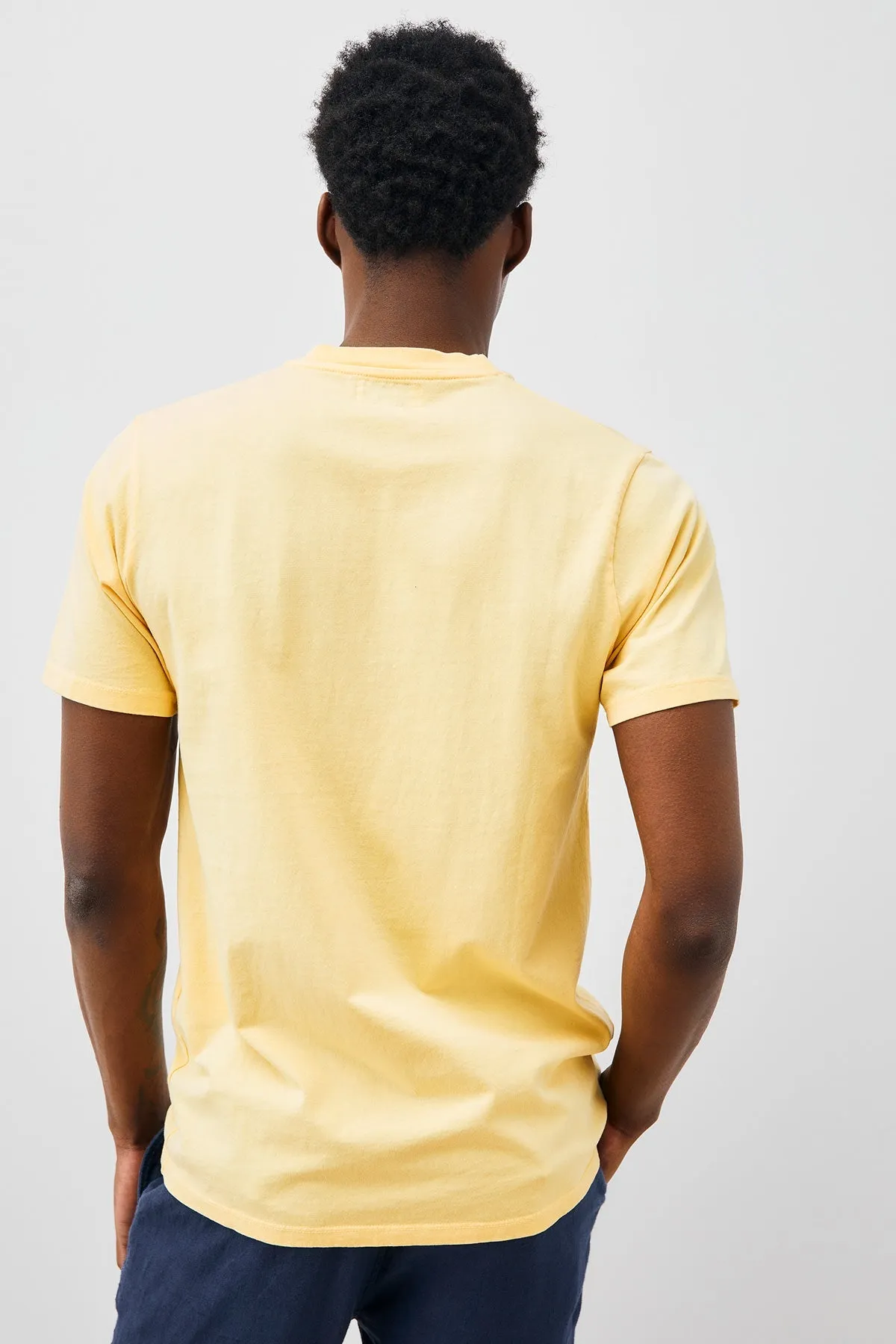 Pocket T-Shirt Jersey French Navy Man  