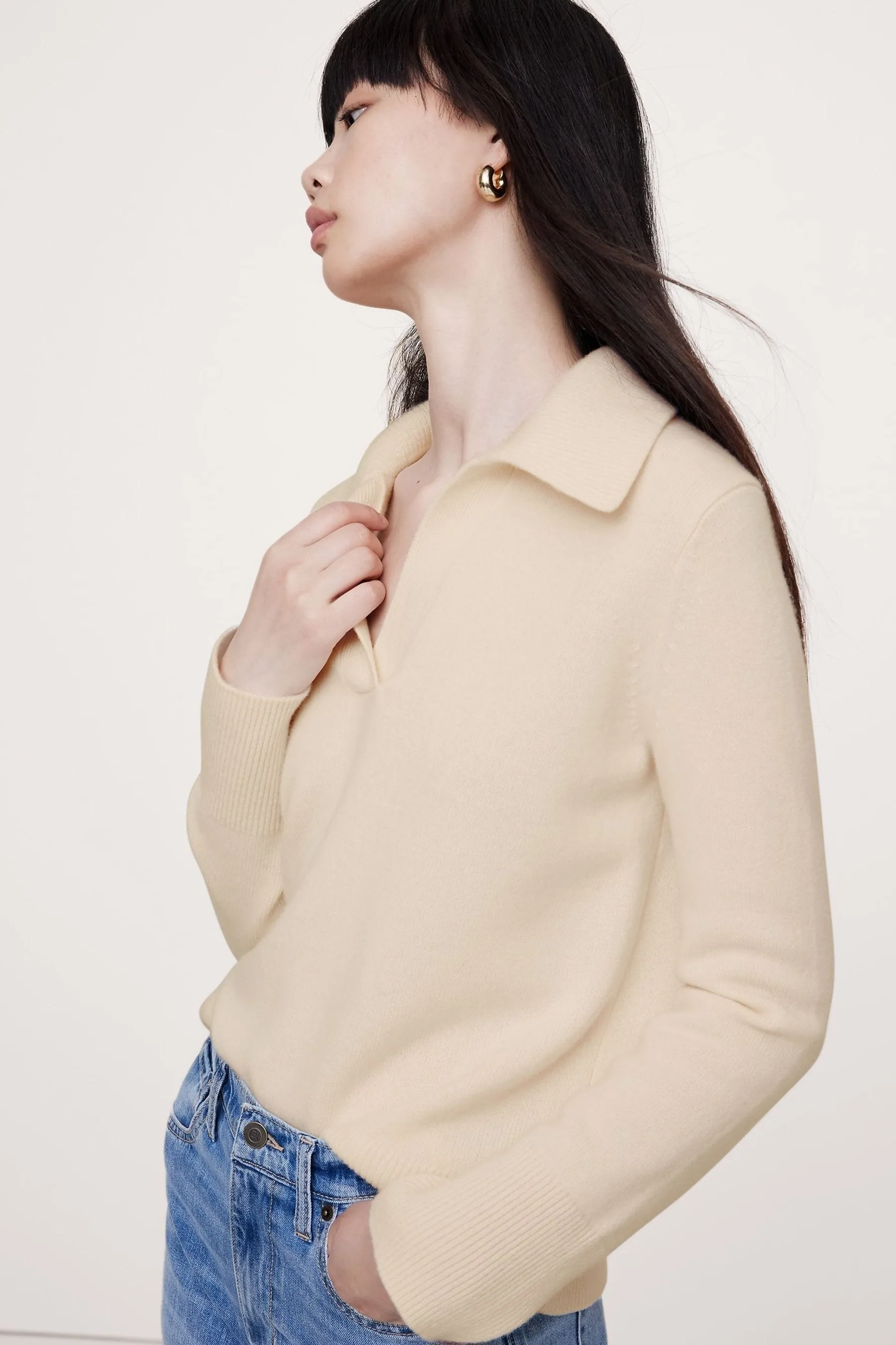 Polo Banana Republic Maglione In Cashmere    