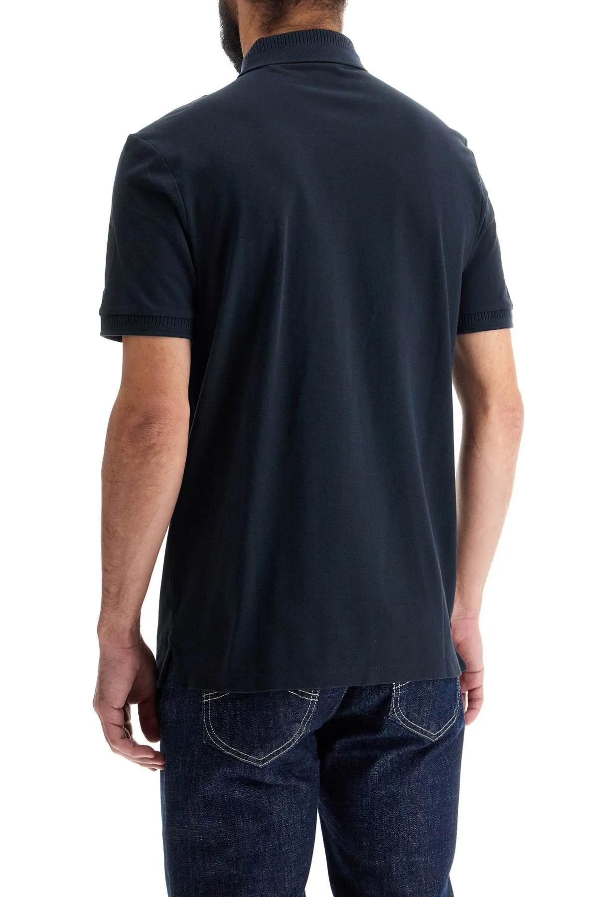 Polo con etichetta logo