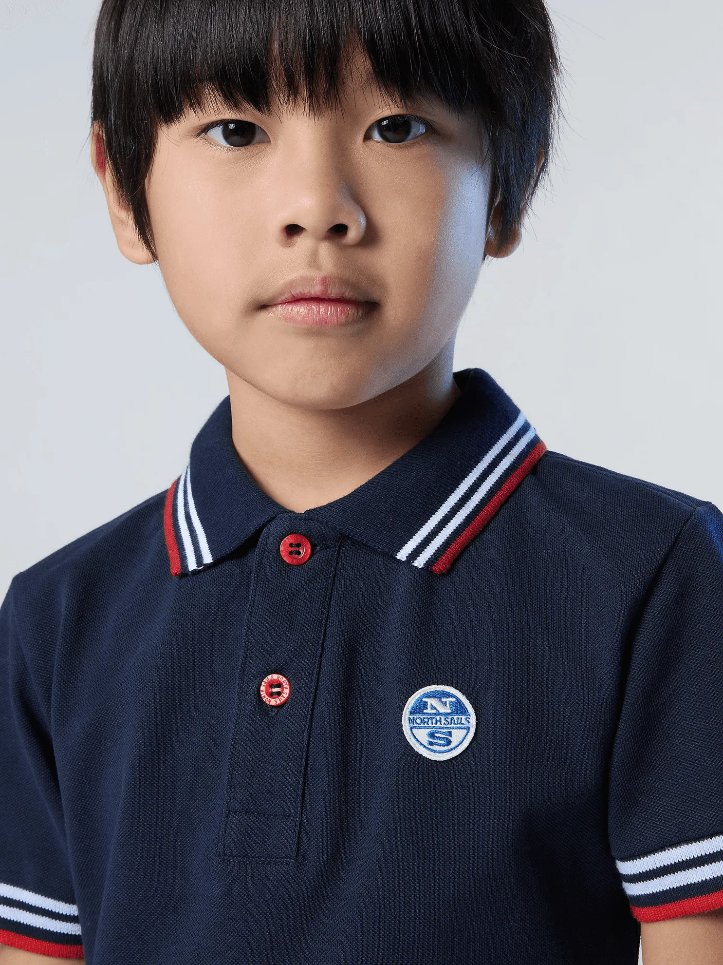 POLO JUNIOR NORTH SAILS GRAPHIC NAVY BLUE 794877 0802