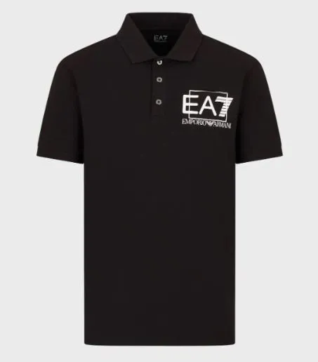 Polo Uomo Manica Corta Ea7 Emporio Armani 3RPF16 1200 Nero