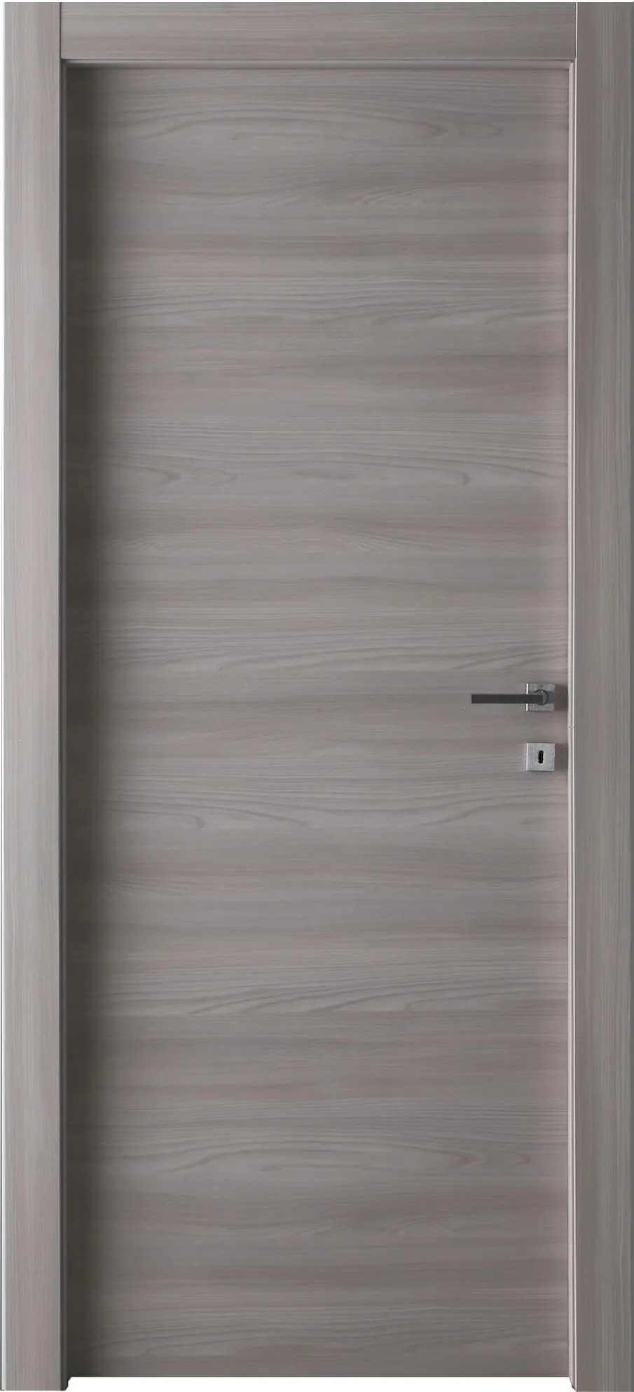 Porta a battente reversibile Aspen soft grey 210x60 cm