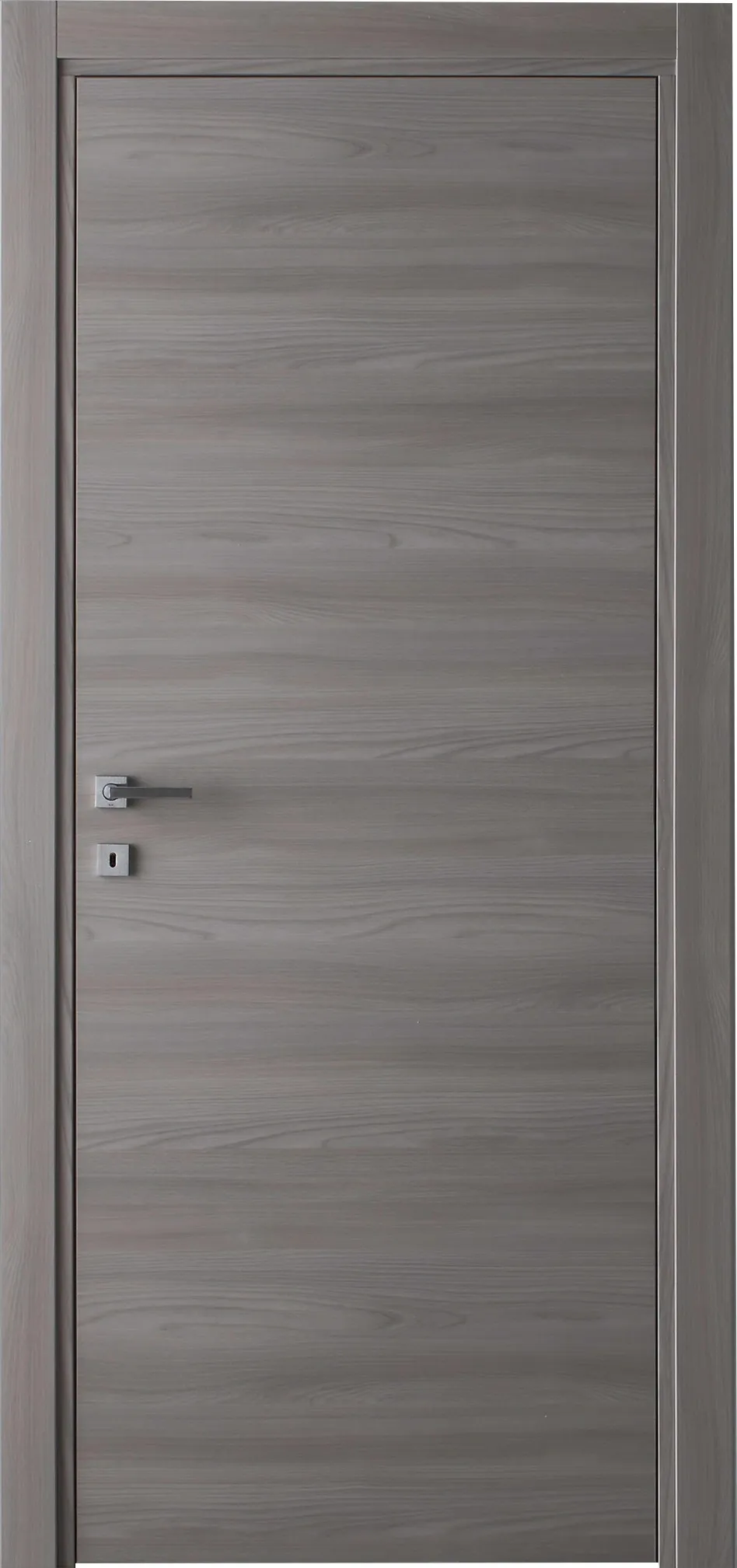 Porta a battente reversibile Aspen soft grey 210x60 cm