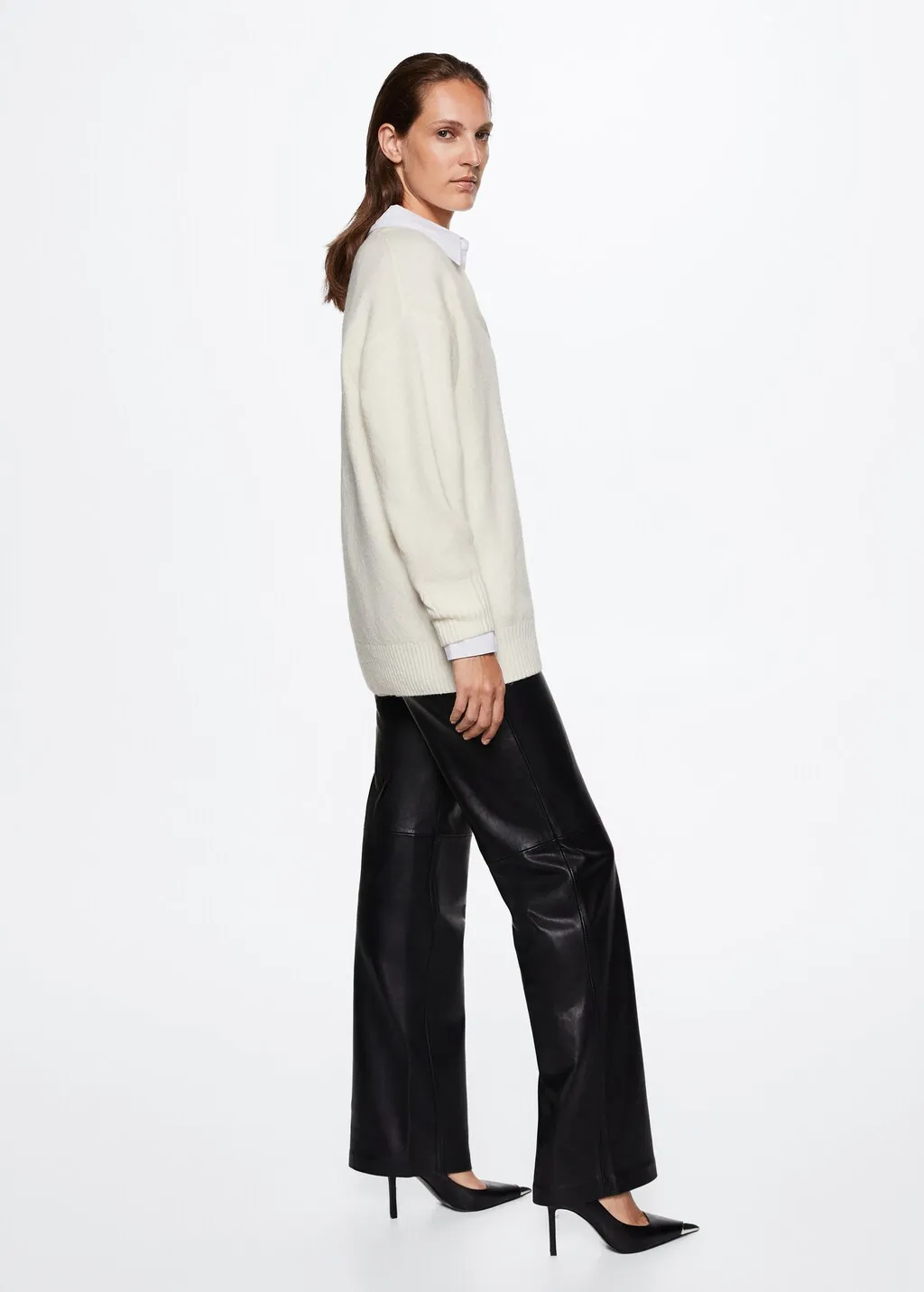 Pullover collo a V