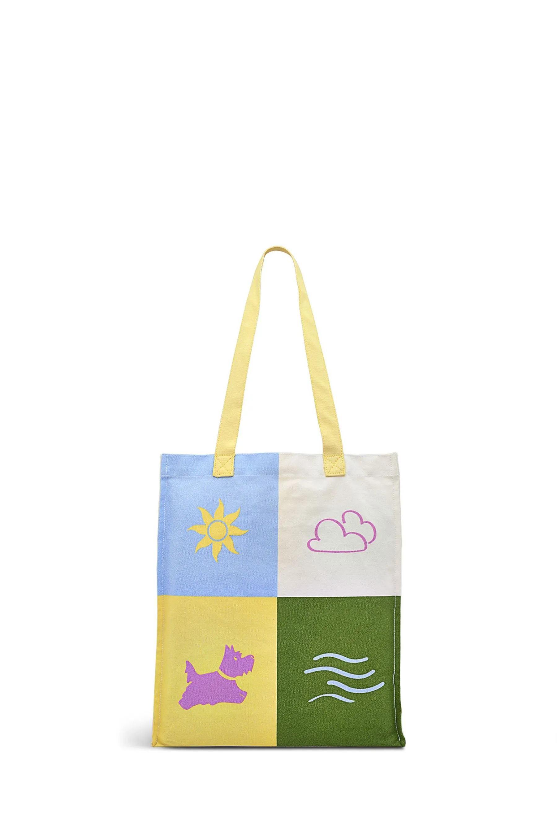 Radley London - Giallo - Summer Craft - Borsa tote media con Borsa