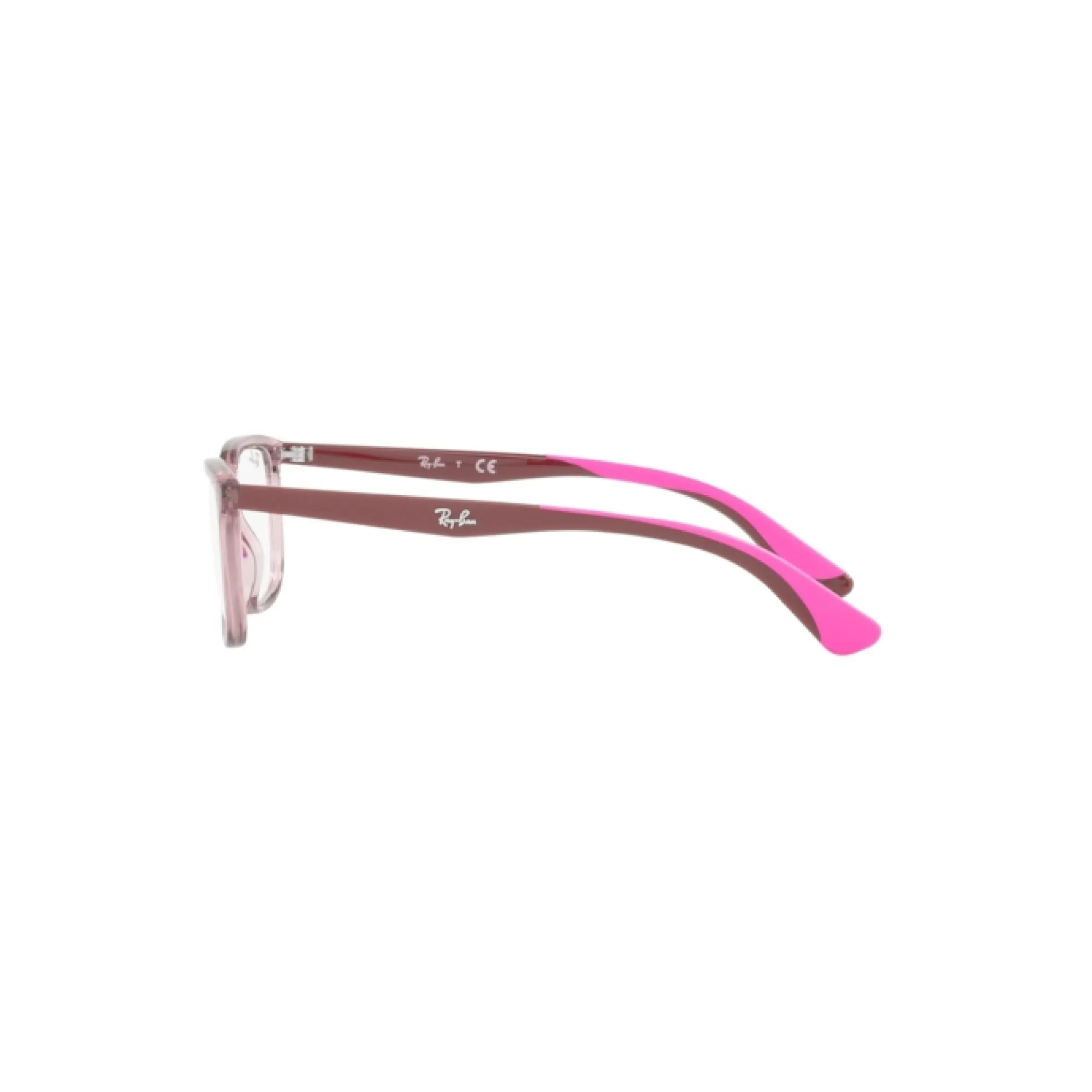   Ray-Ban Junior RY 1605 - 3777 Rosa Trasperente | Occhiale Da Vista Bambino Unisex 