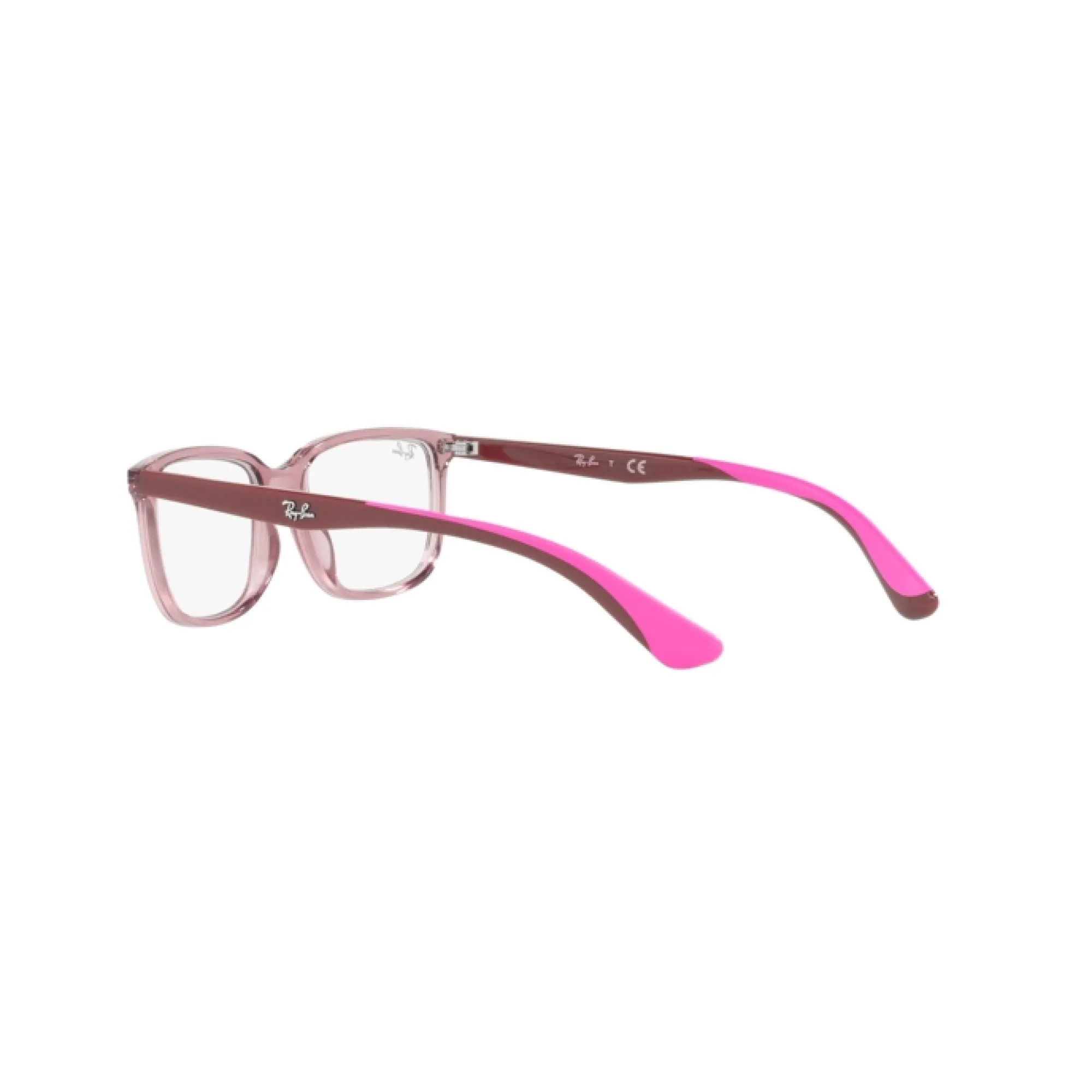   Ray-Ban Junior RY 1605 - 3777 Rosa Trasperente | Occhiale Da Vista Bambino Unisex 