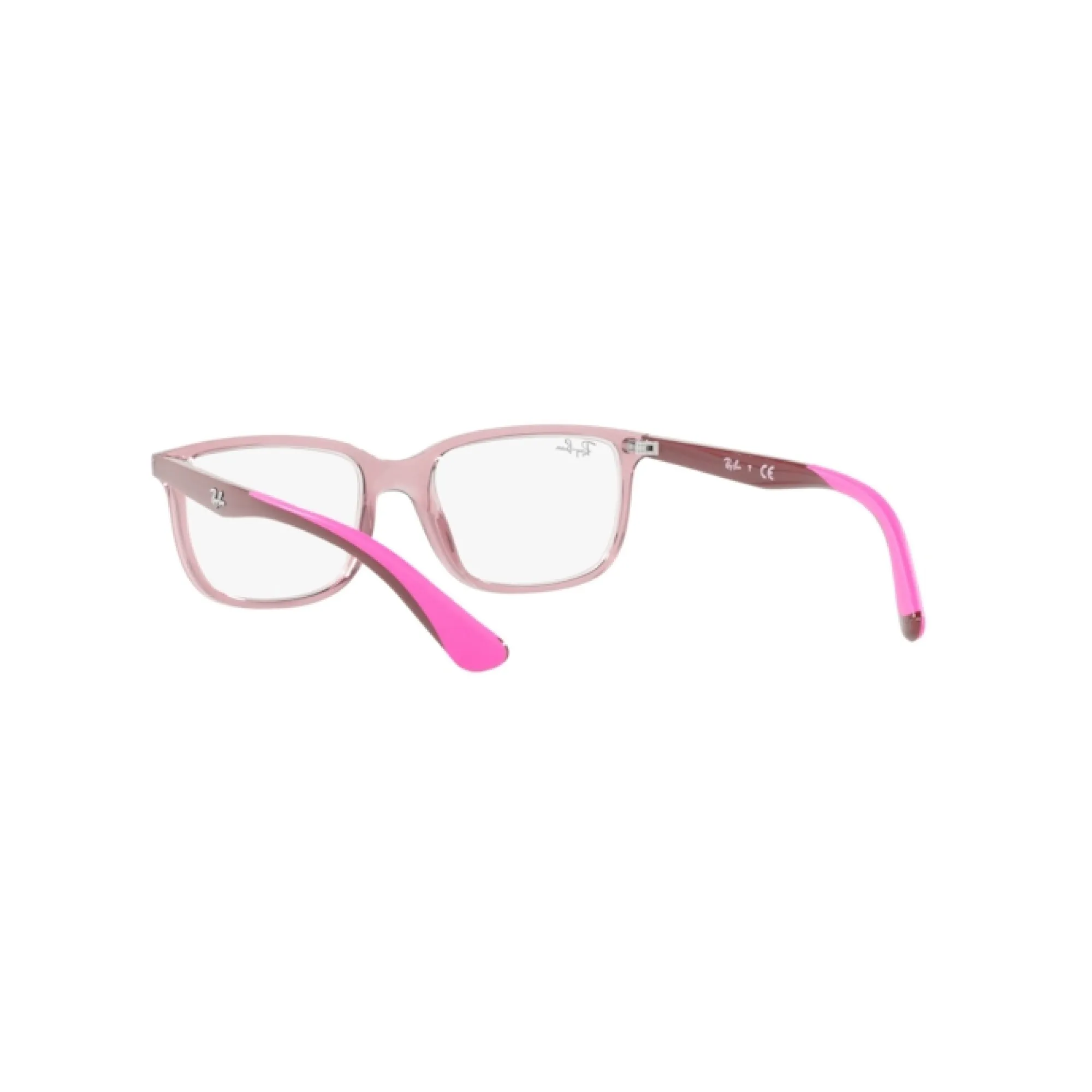   Ray-Ban Junior RY 1605 - 3777 Rosa Trasperente | Occhiale Da Vista Bambino Unisex 