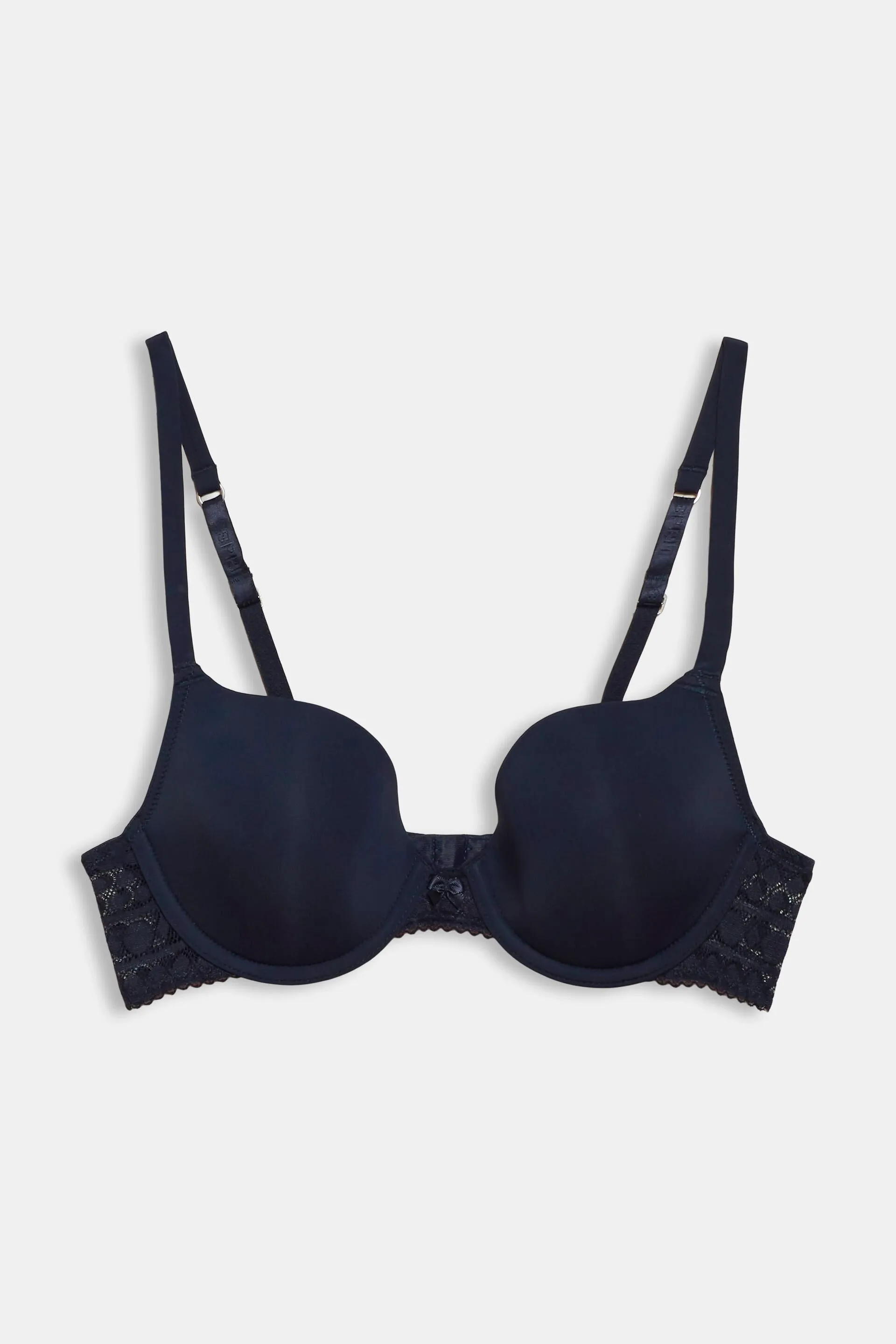 Reggiseno con ferretto non imbottito e pizzo geometrico