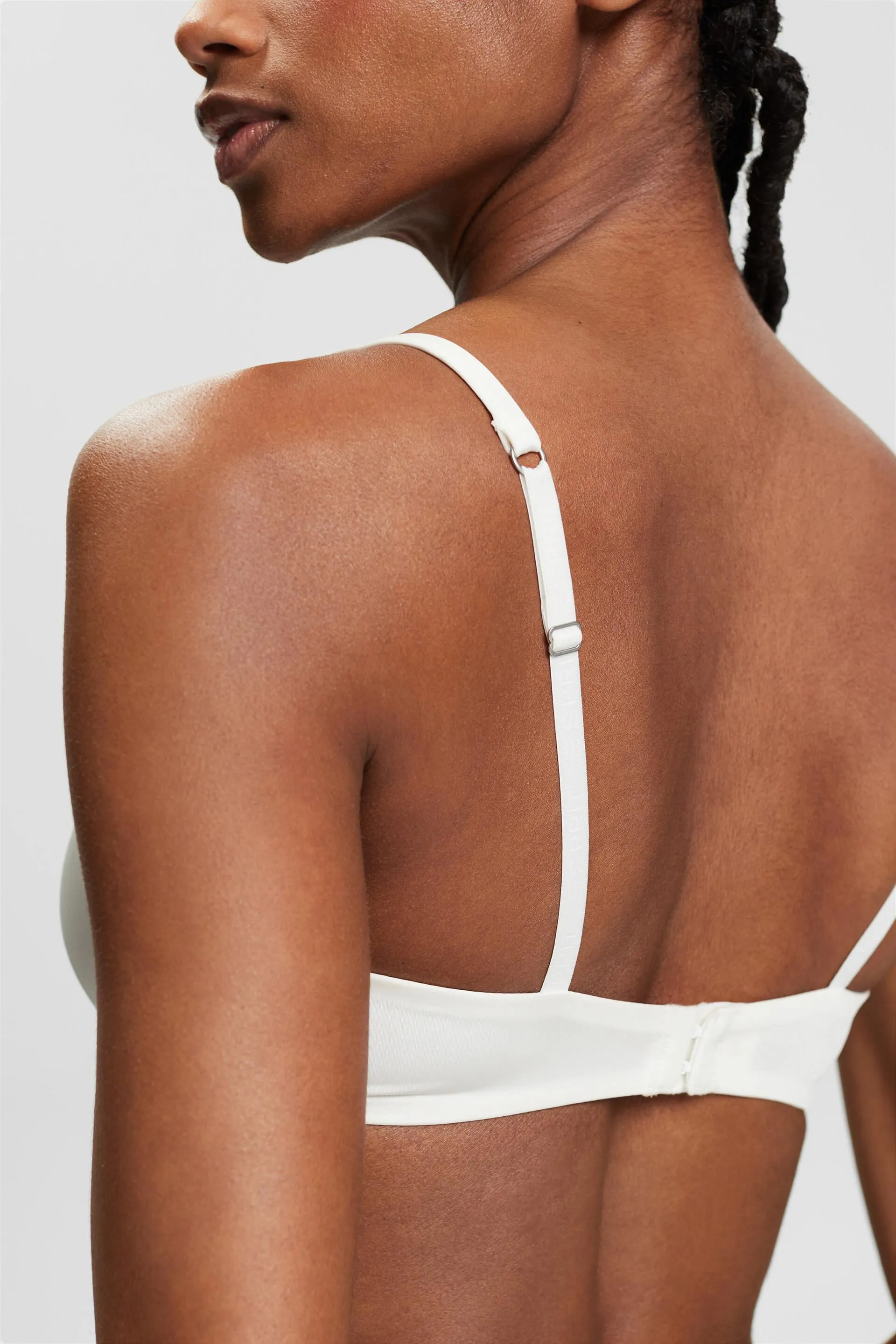 Reggiseno non imbottito, con logo e ferretto