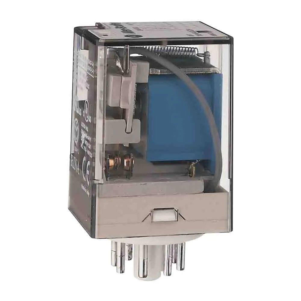 Relè monostabile Allen Bradley serie 700-HA32, DPDT, bobina 125V cc, A innesto