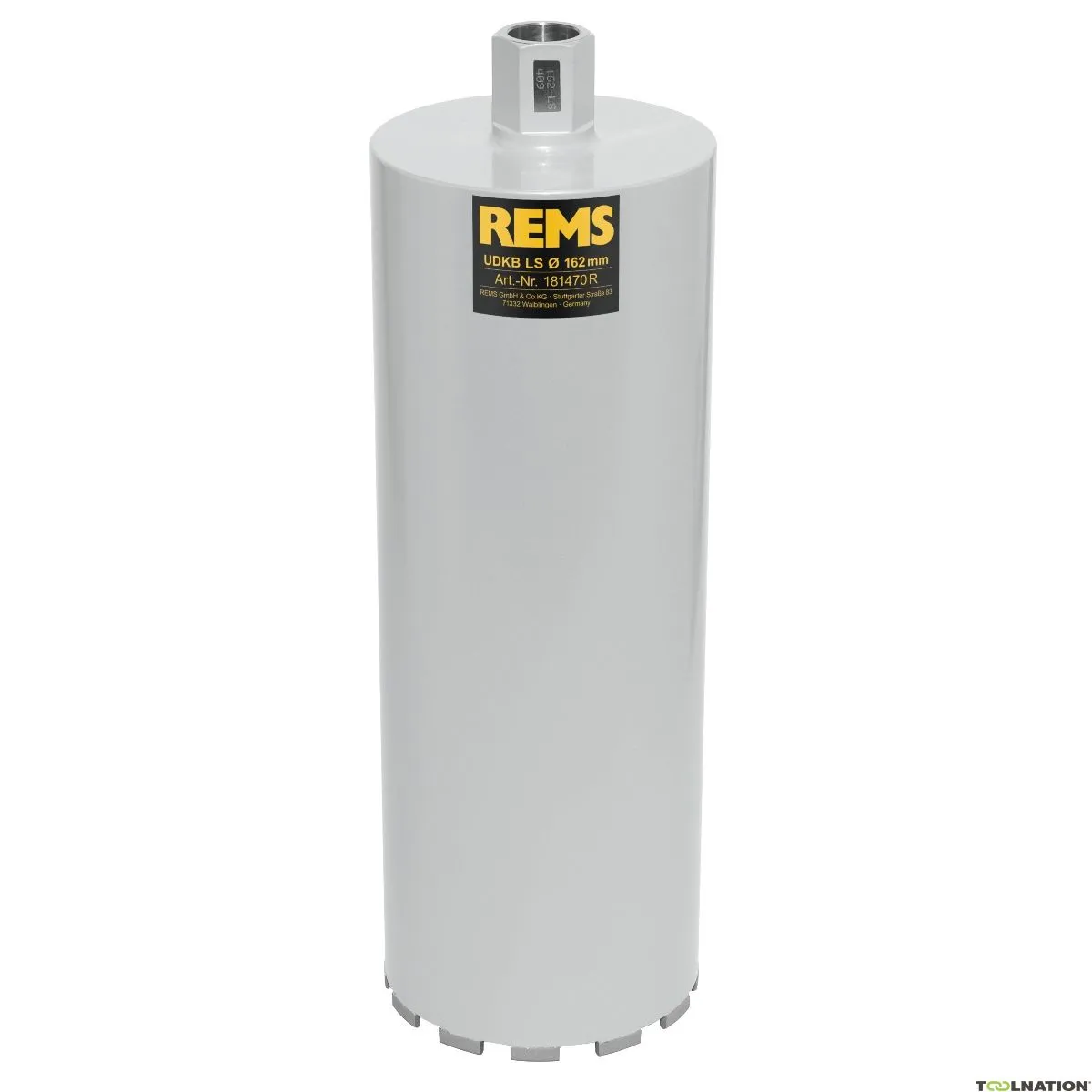 Rems 181470 R UDKB-LS 162x420xUNC 1 1/4 Punta per carota diamantata Saldata al laser Secco/umido