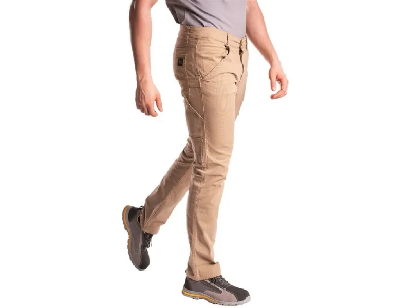 RICA LEWIS Pantaloni Jeans Carp53 cotone taglia 54 beige