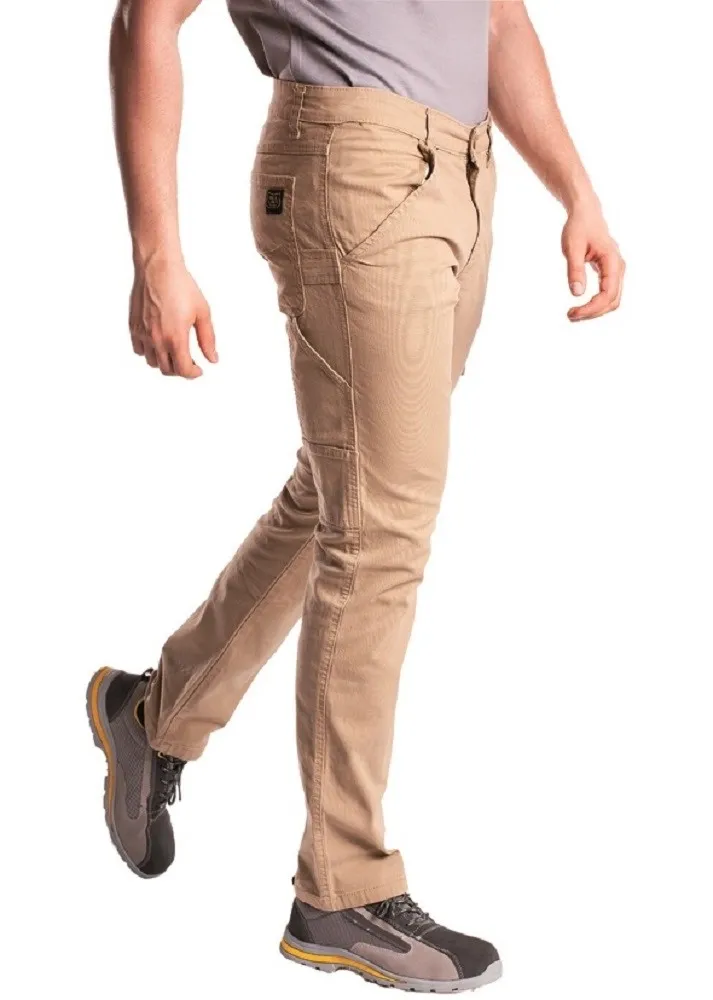RICA LEWIS Pantaloni Jeans Carp53 cotone taglia 54 beige