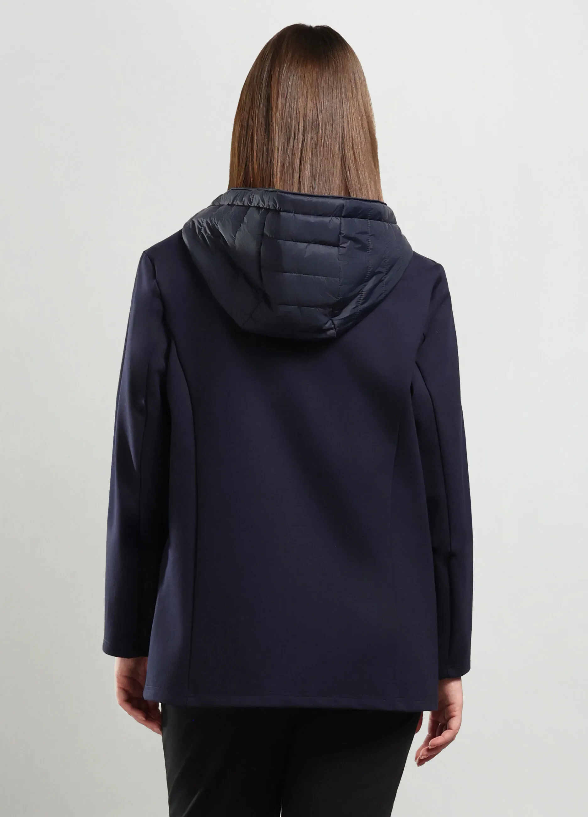 ROSA THEA  Giubbino imbottito con cappuccio donna curvy